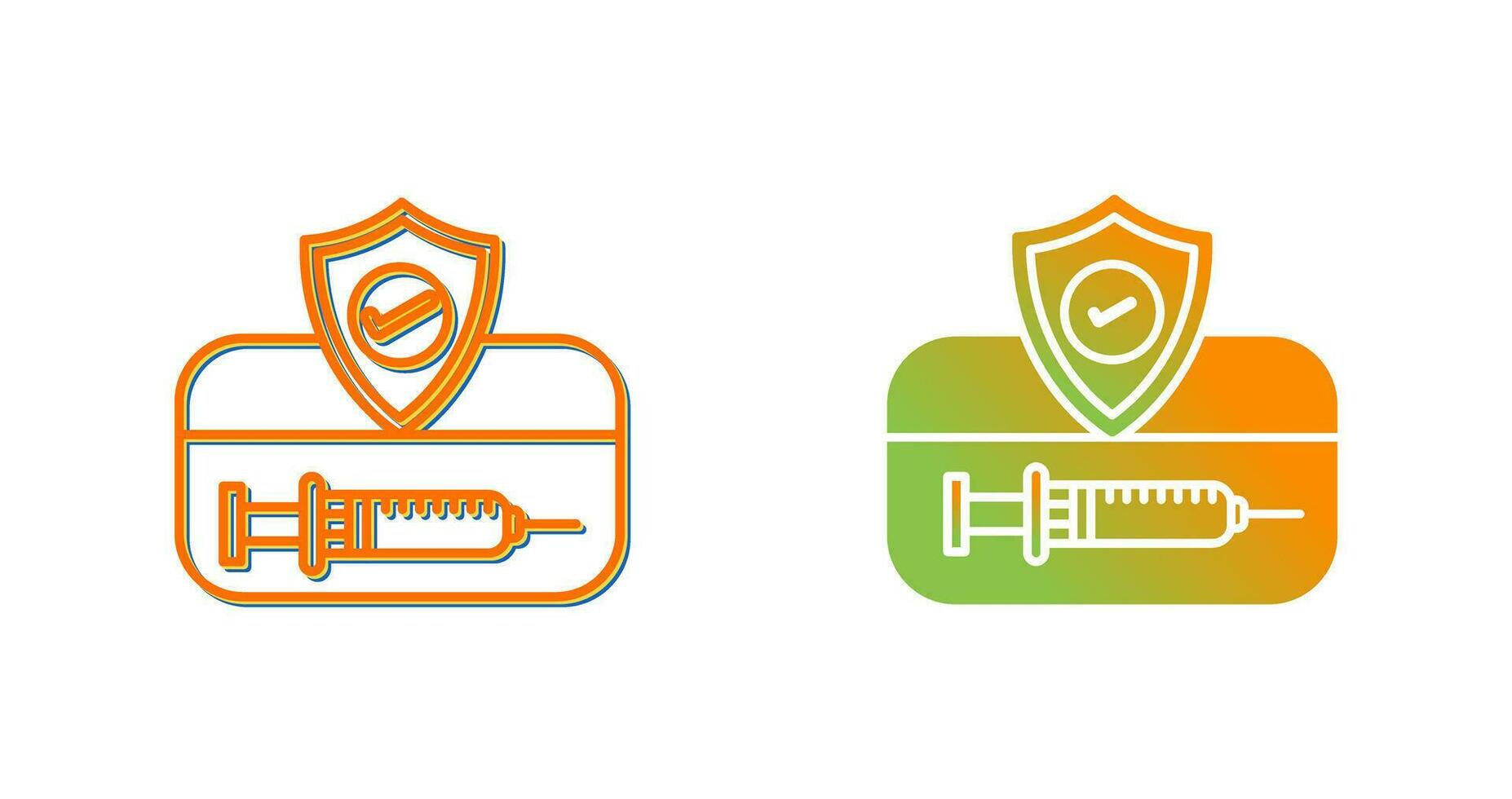 Vaccination Card Vector Icon