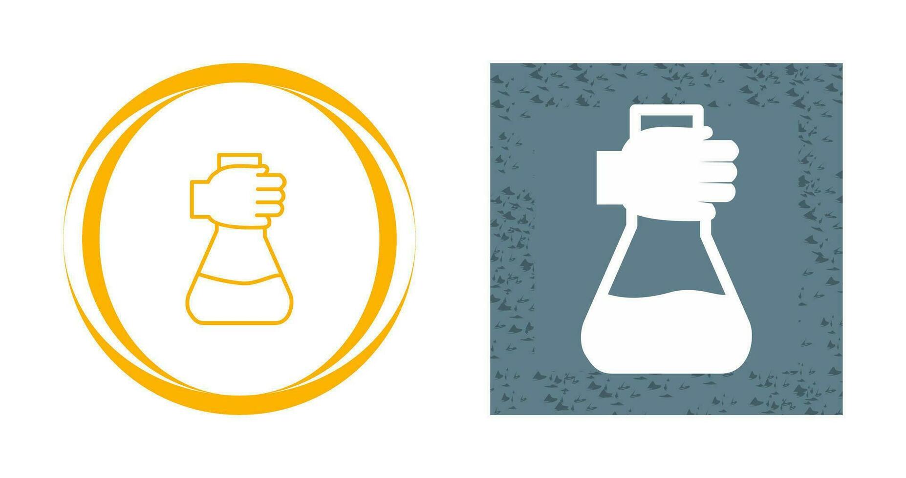 Holding Flask Vector Icon