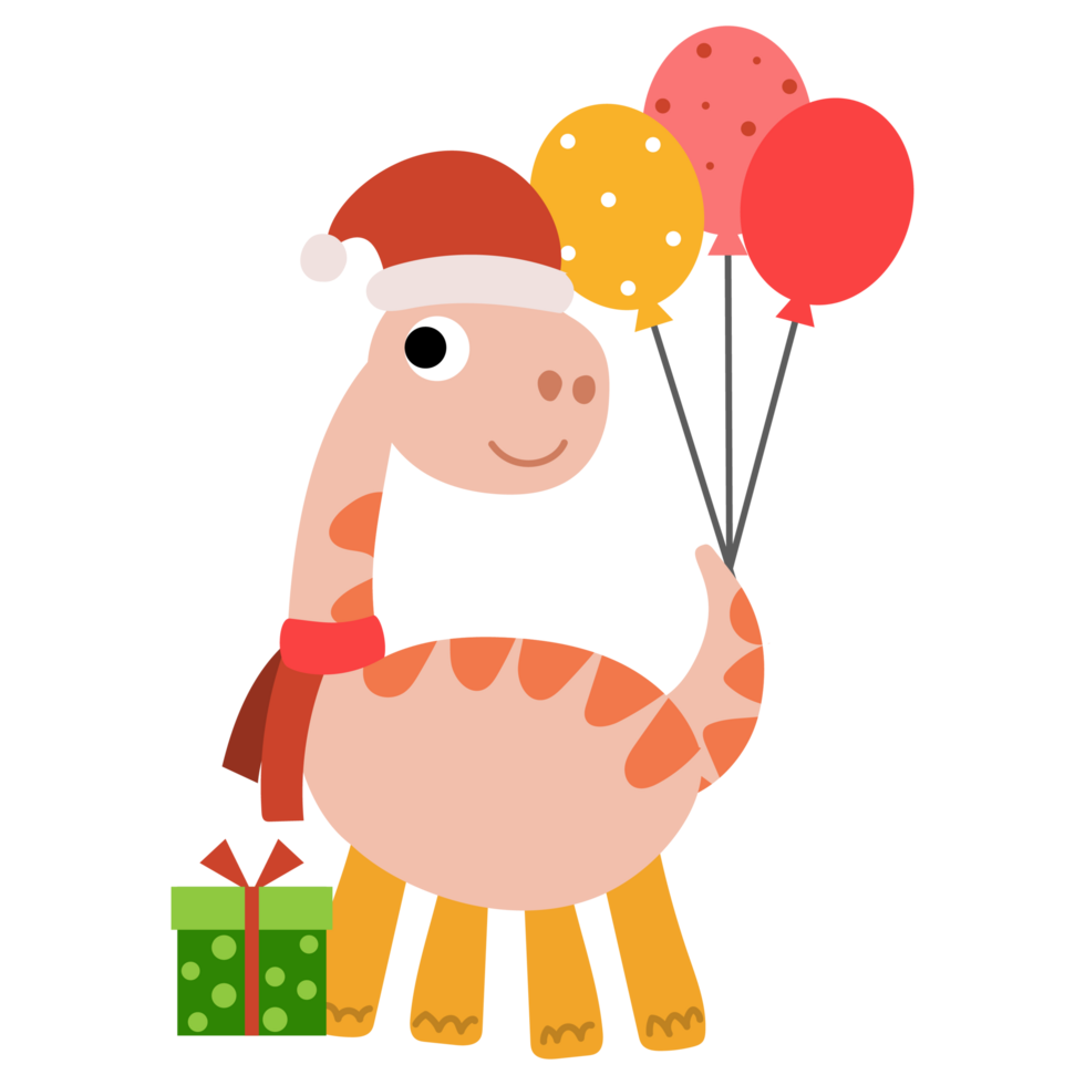 dinosaurio Navidad contento nuevo año png