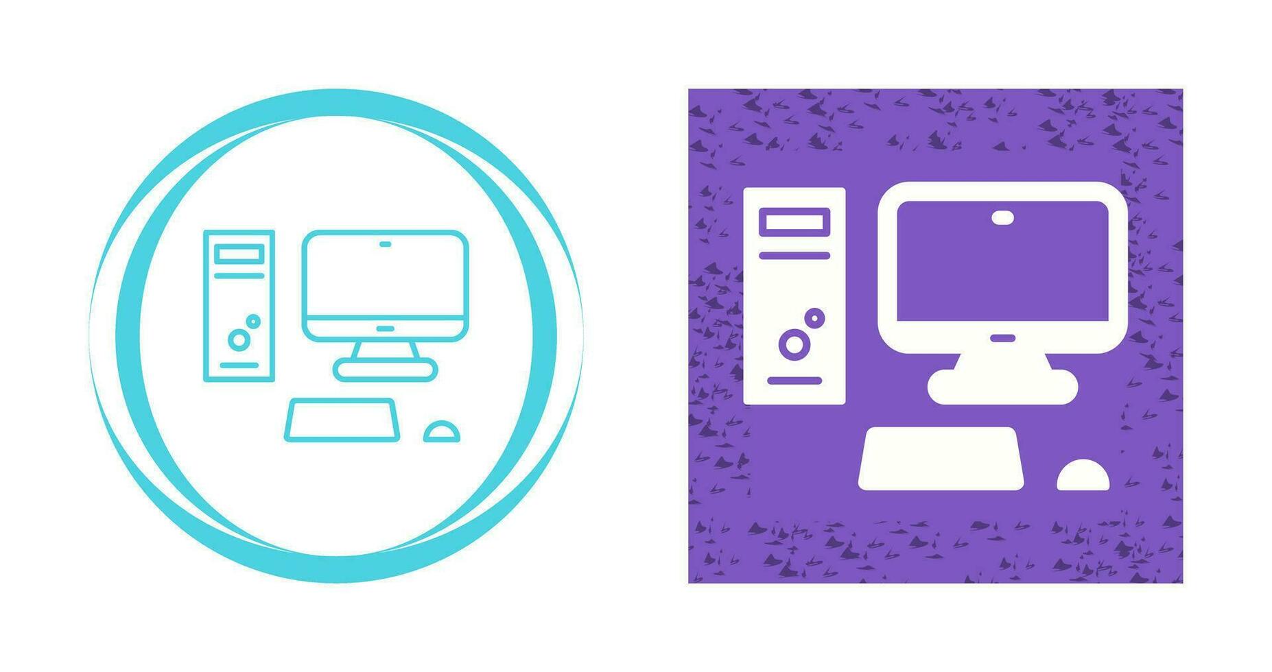 Computer Vector Icon