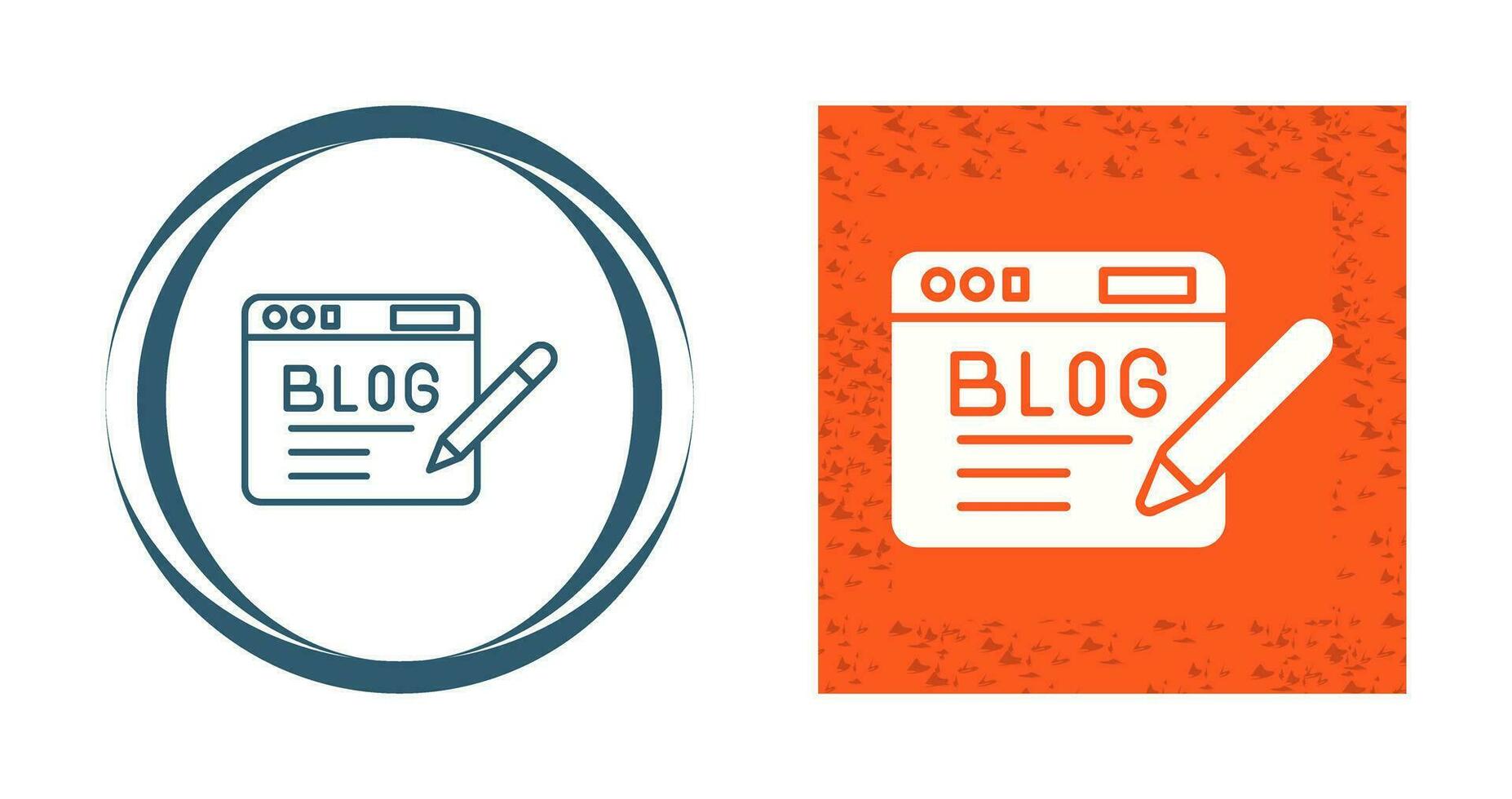 Blog Vector Icon