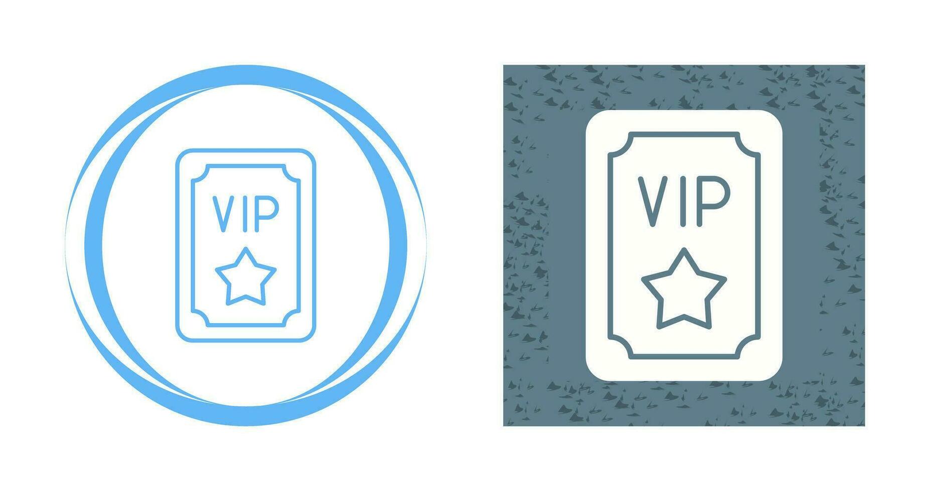 icono de vector de pase vip