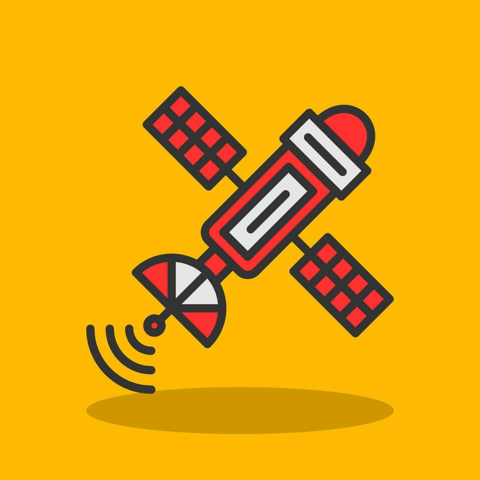 Space station Vector Icon Design