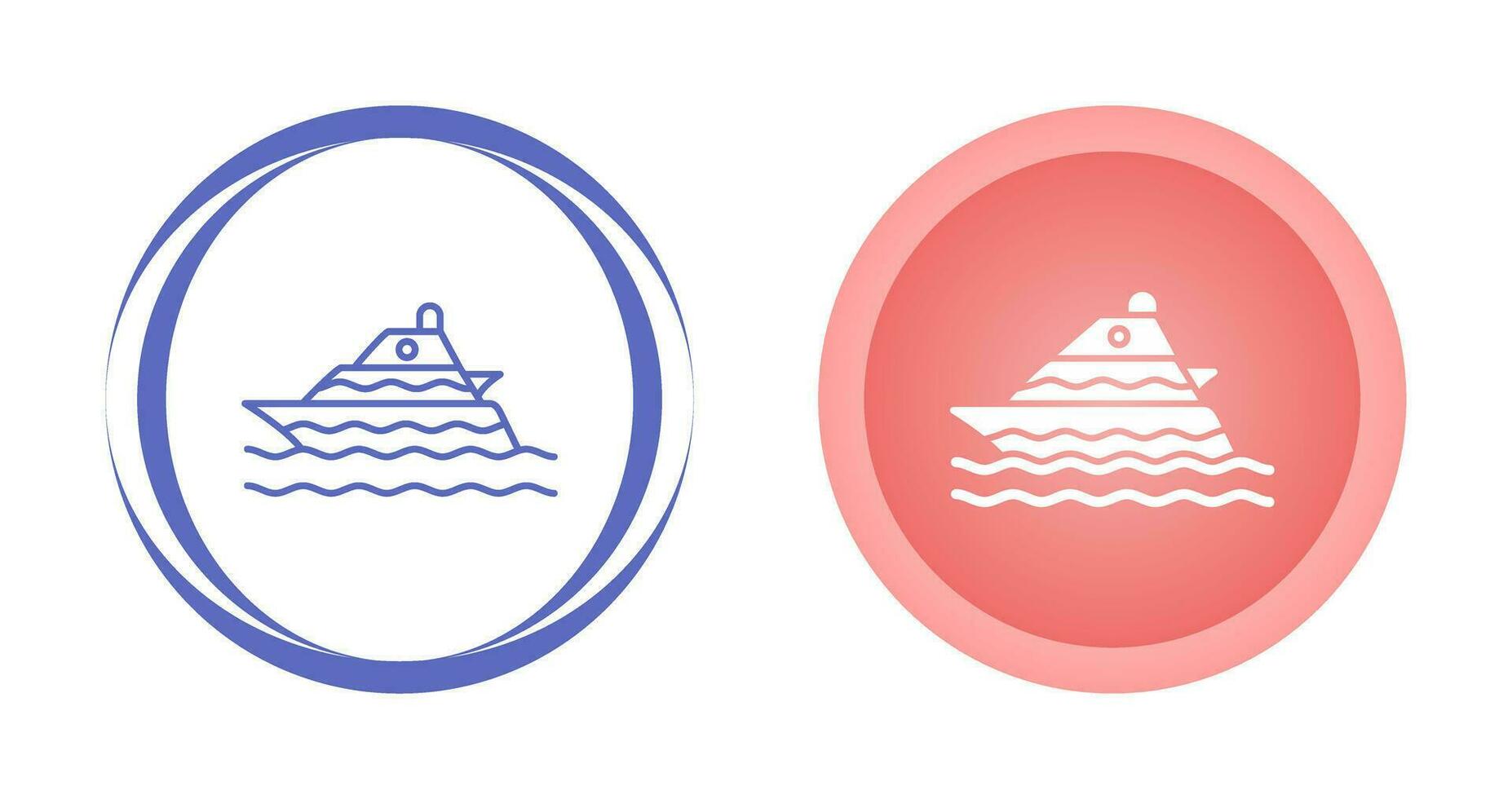 icono de vector de crucero