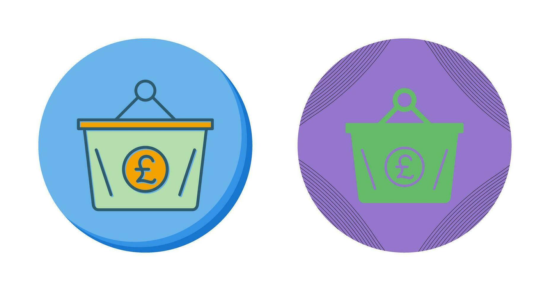 Pound Basket Vector Icon