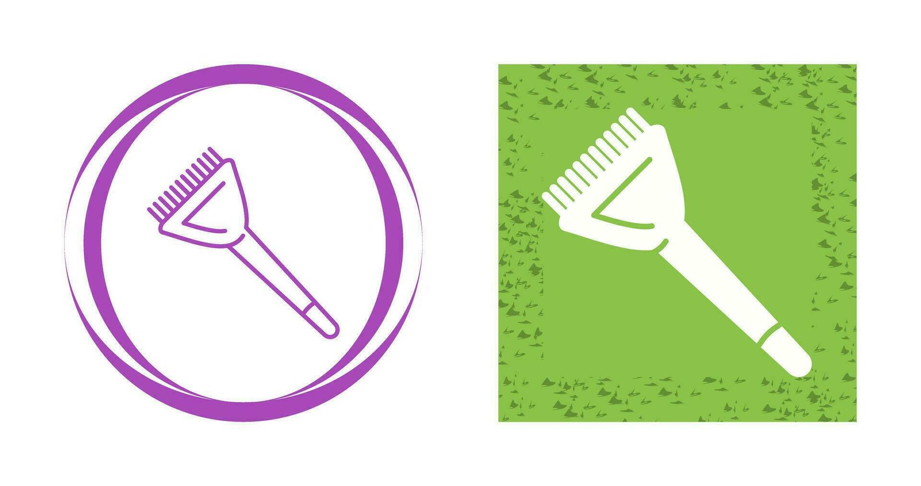 Hair Dye Brush Vector Icon