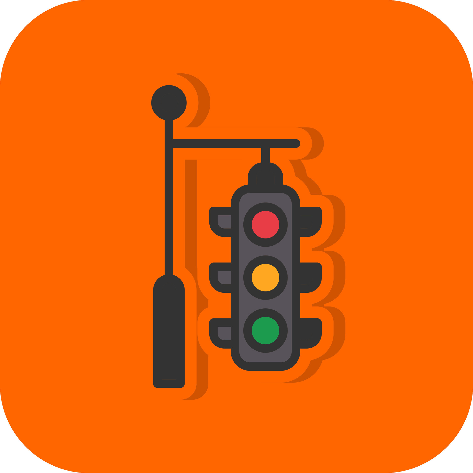 Traffic Lights Vector Icon Design 28763564 Vector Art at Vecteezy