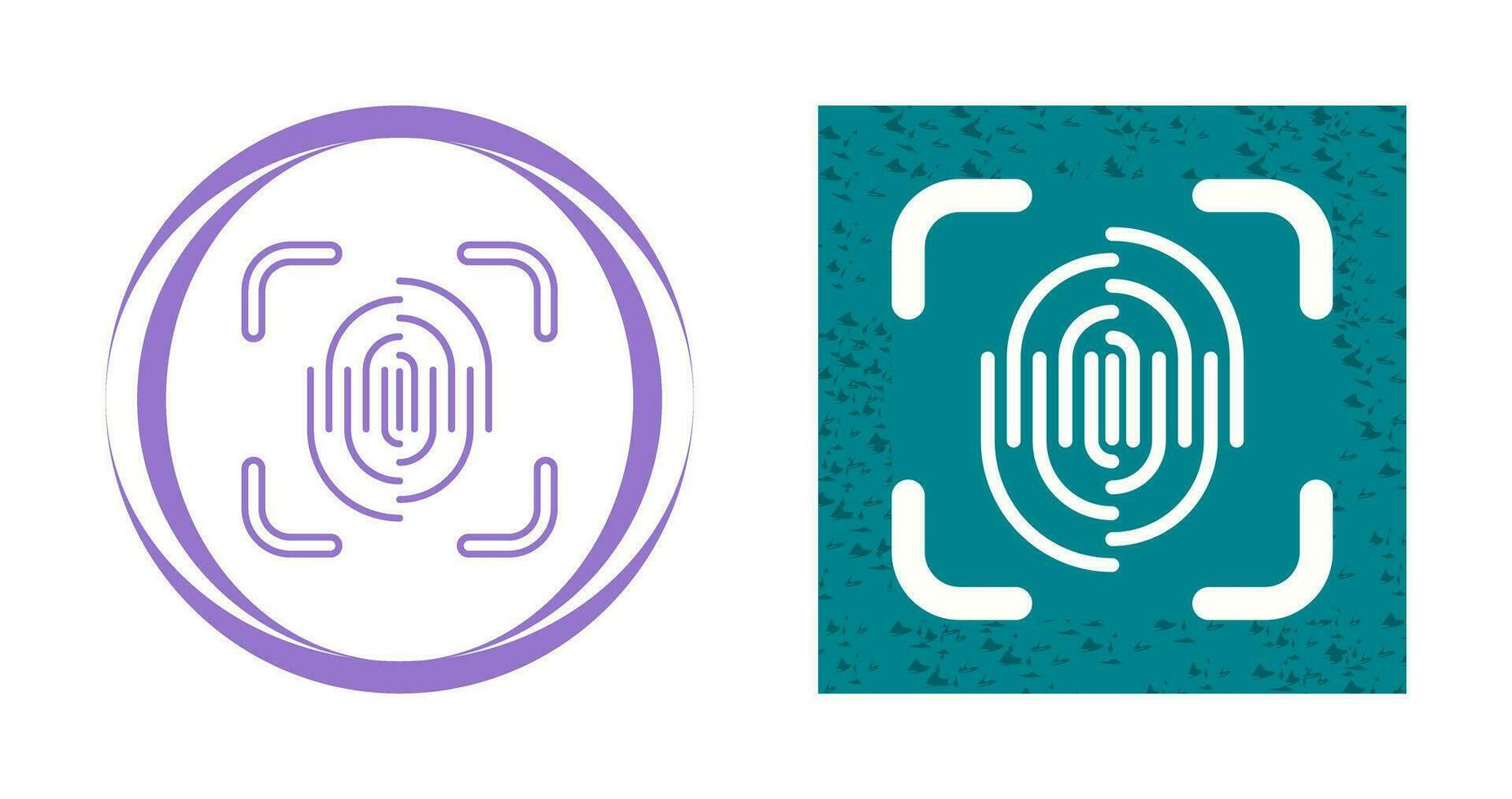 Fingerprint Vector Icon