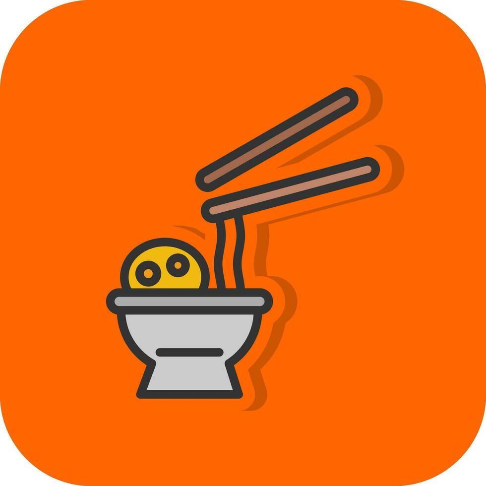 diseño de icono de vector de ramen