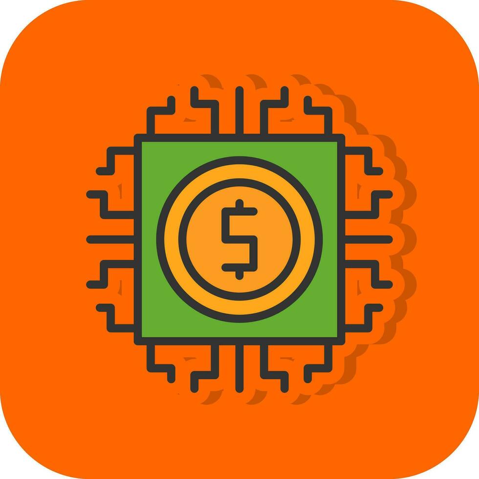Digital currency Vector Icon Design