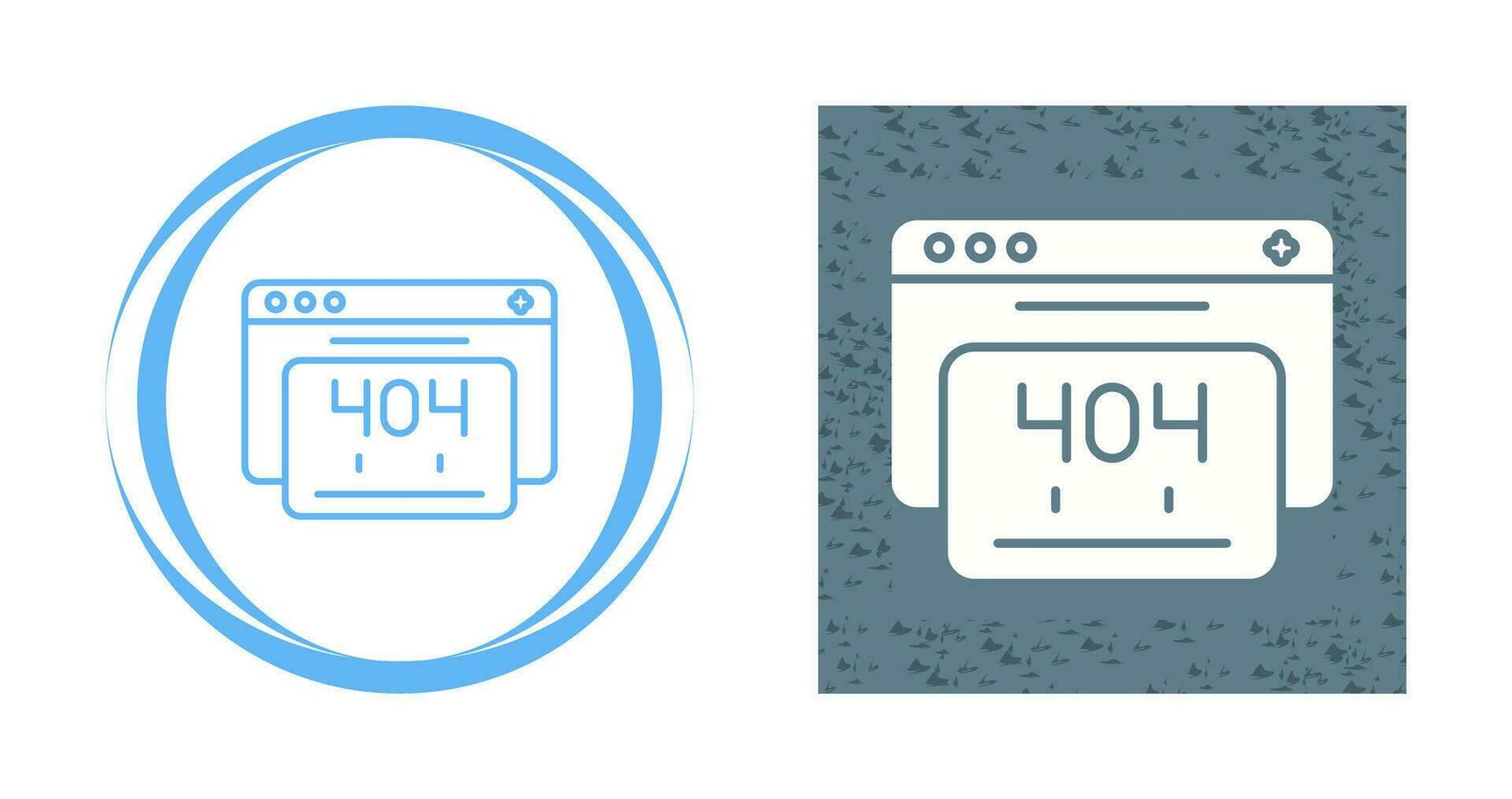 404 Error Vector Icon