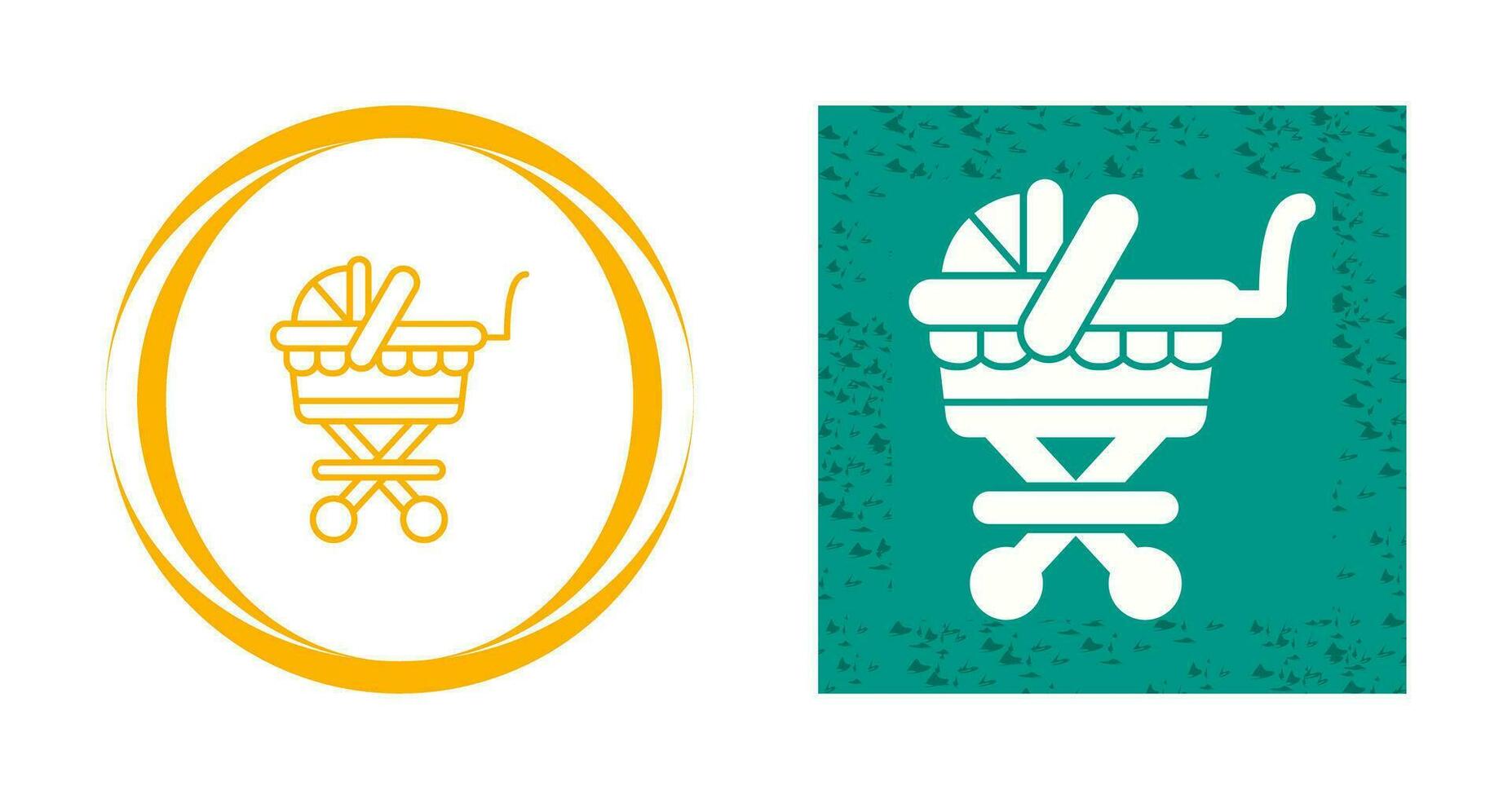 Baby Carriage Vector Icon