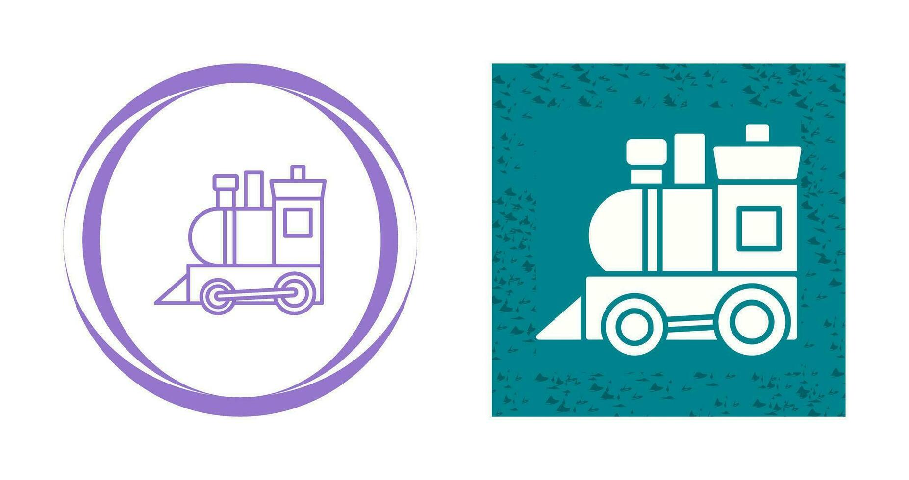 Toy Train Vector Icon