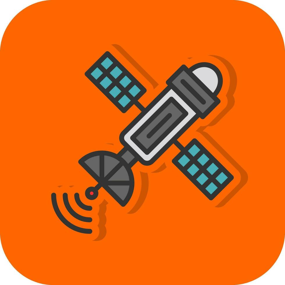 Space station Vector Icon Design