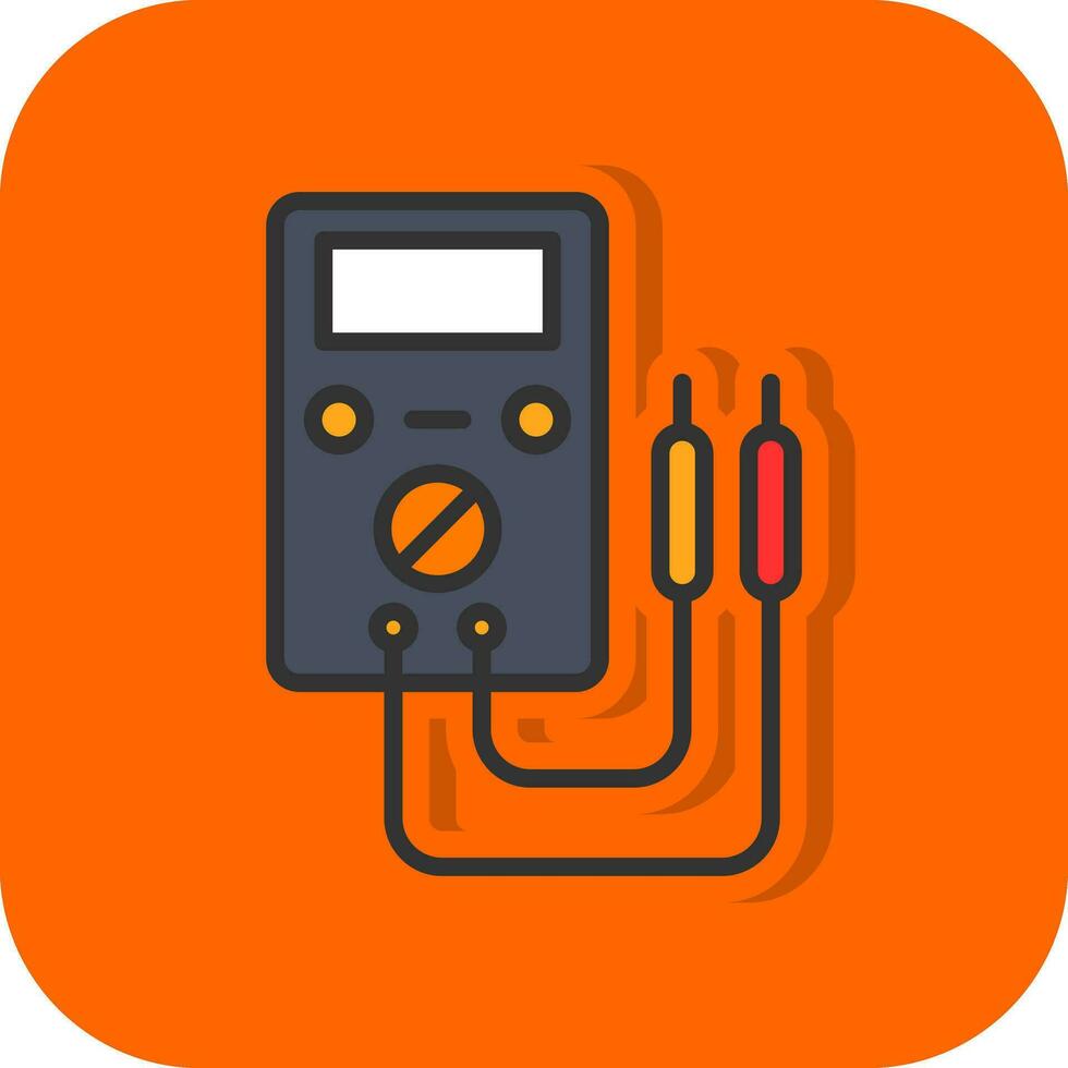 Voltmeter Vector Icon Design
