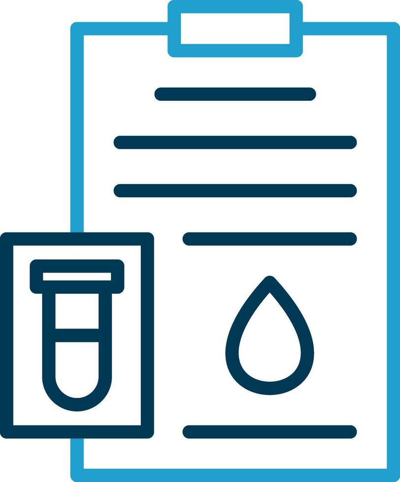 Blood Test Vector Icon Design