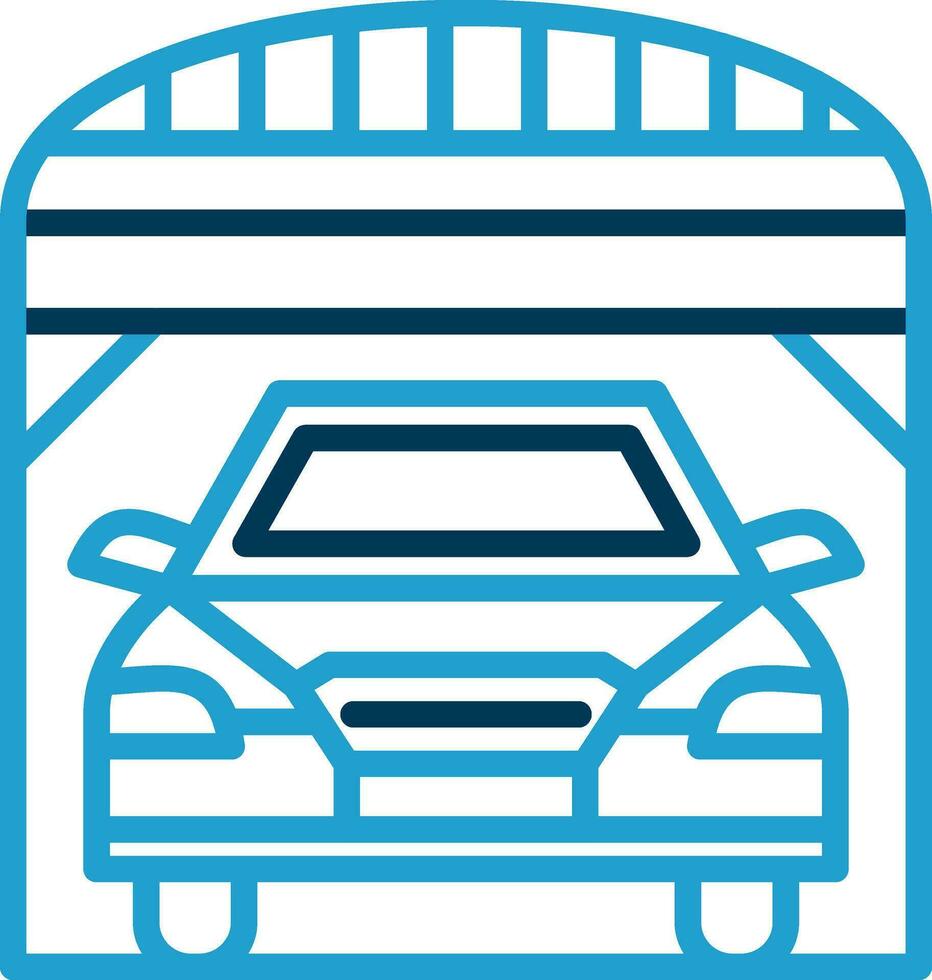 Garage Vector Icon Design