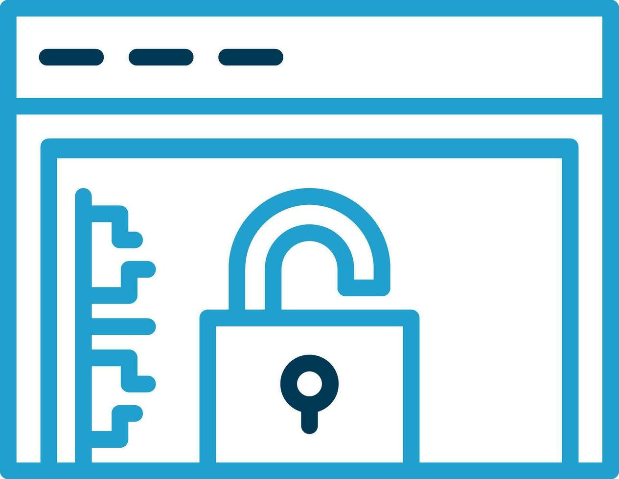 Web encryption Vector Icon Design