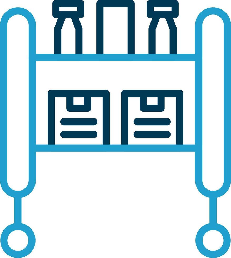 Trolley Vector Icon Design