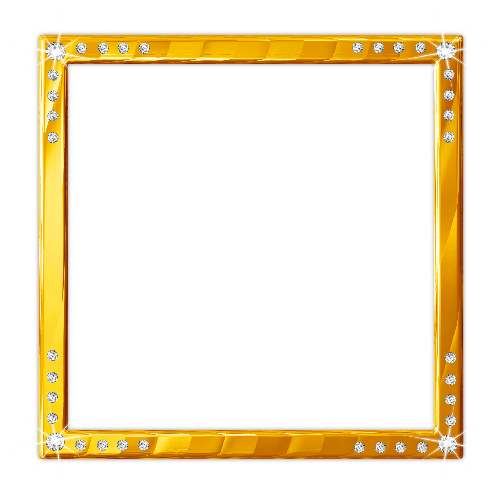 Jeweled golden frames 28765730 PNG