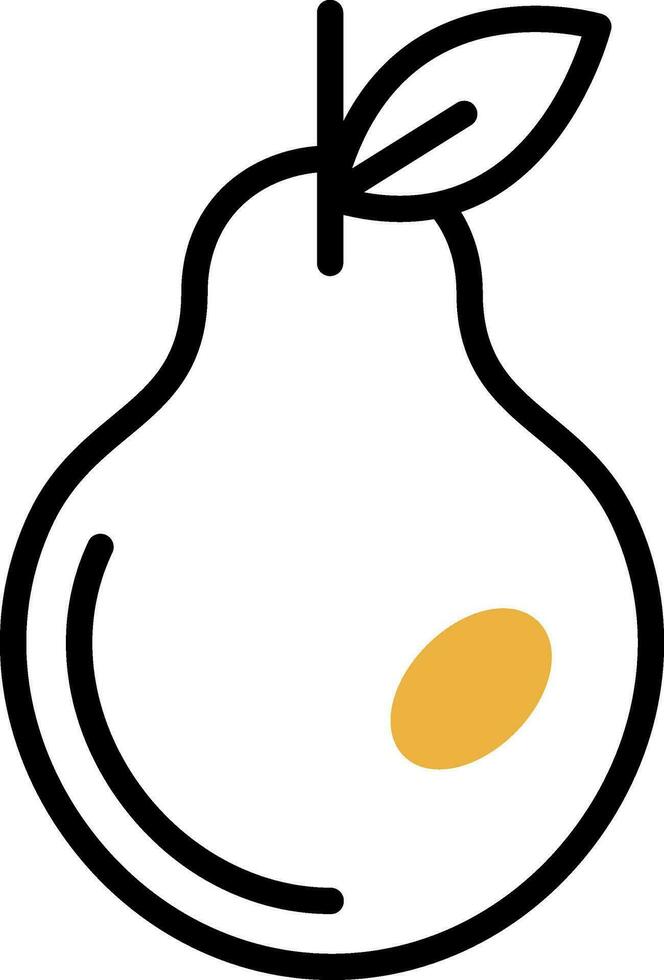 Pear Vector Icon Design