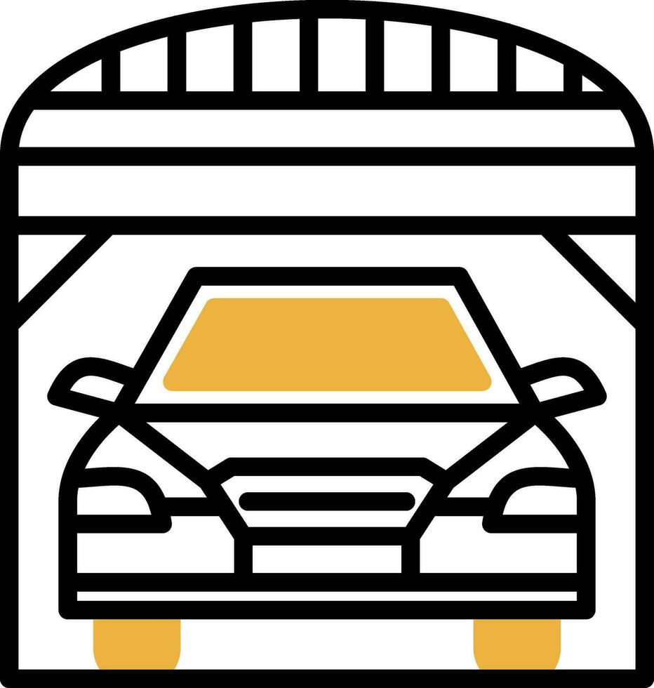 Garage Vector Icon Design