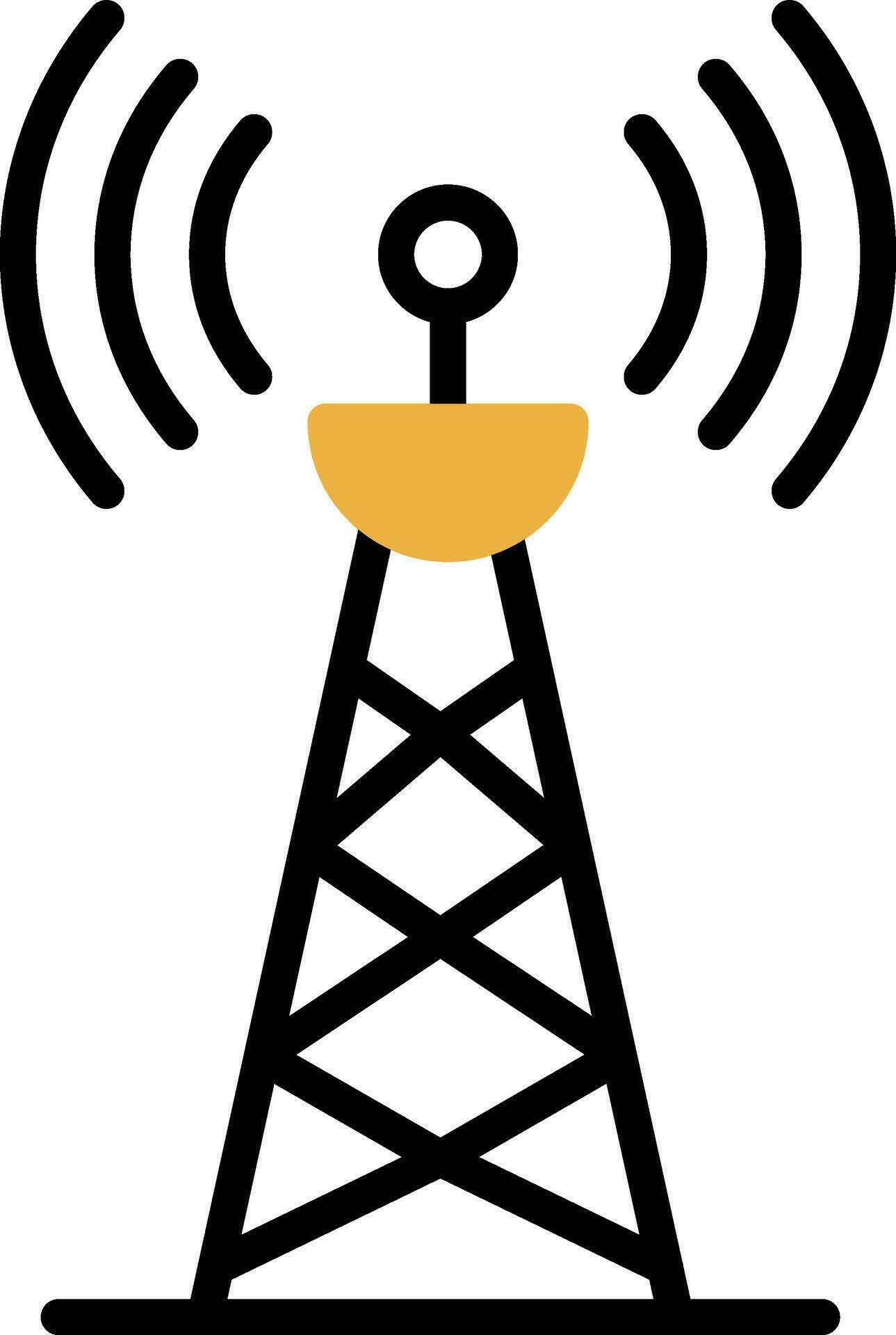 Radio tower Vector Icon Design 28766067 Vector Art at Vecteezy