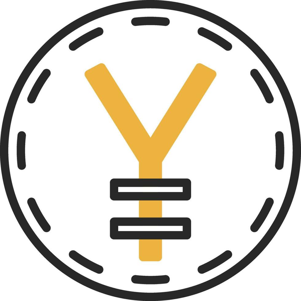 Japanese yen Vector Icon Design