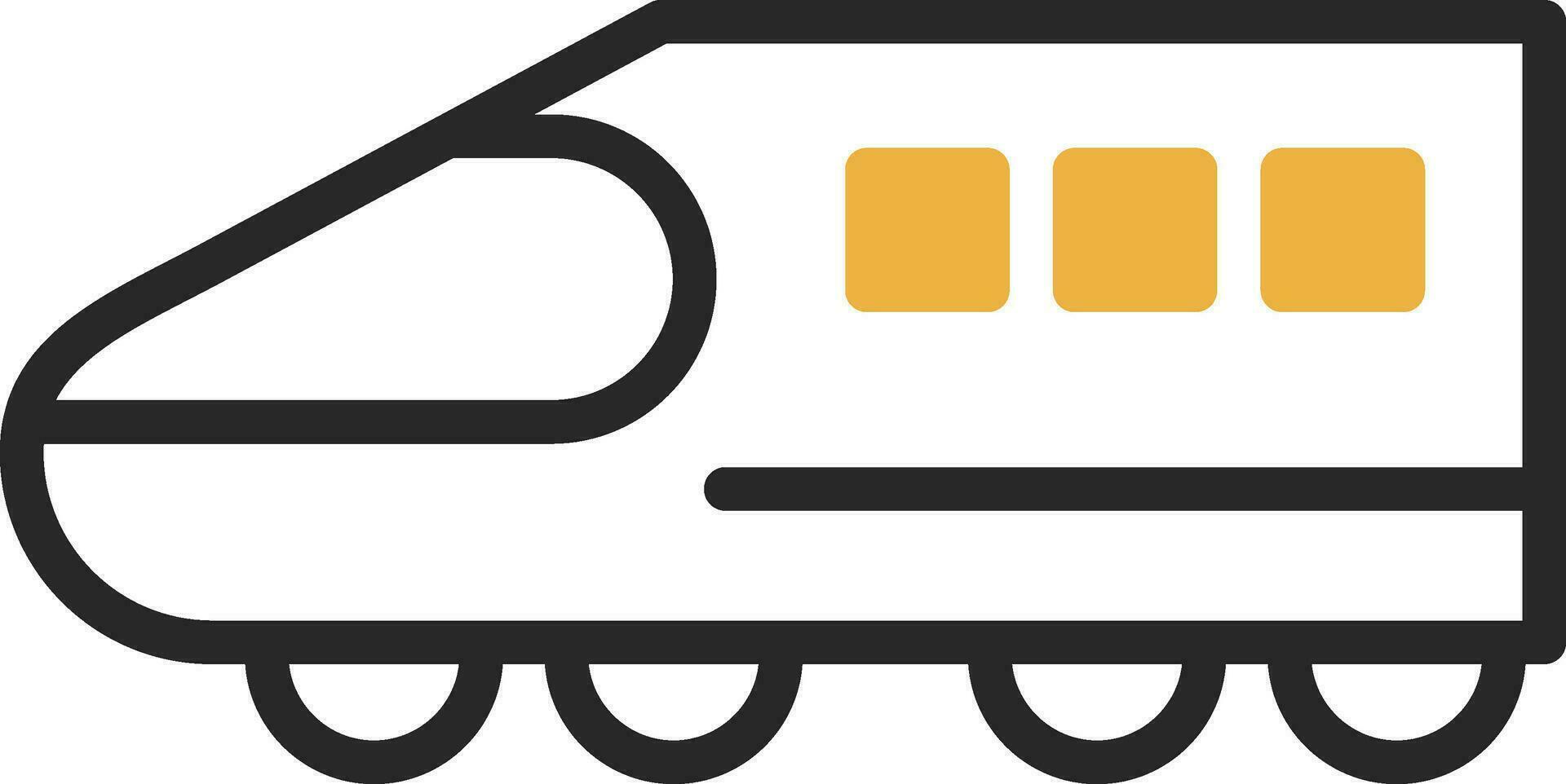 Shinkansen Vector Icon Design