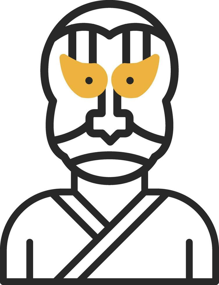 Kabuki Vector Icon Design