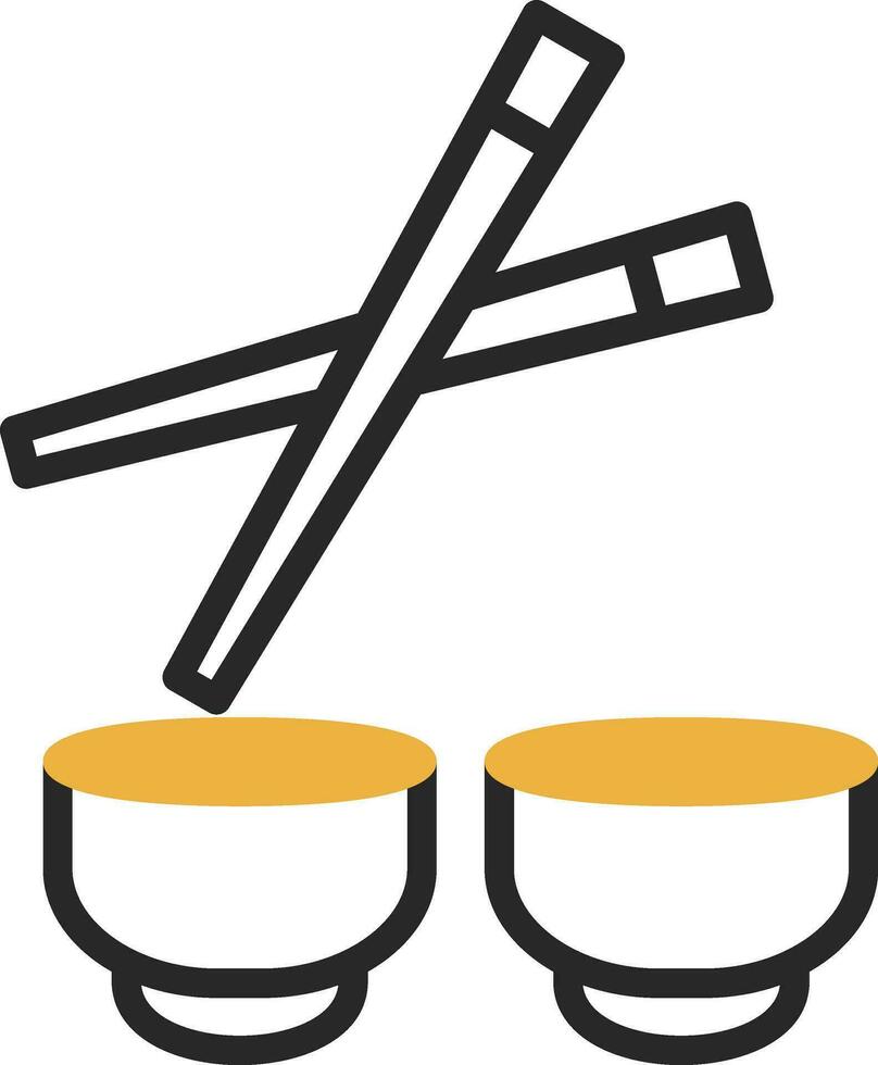 Chopsticks Vector Icon Design