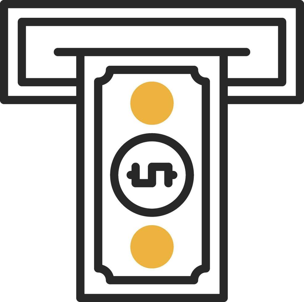 Cash withdrawal Vector Icon Design