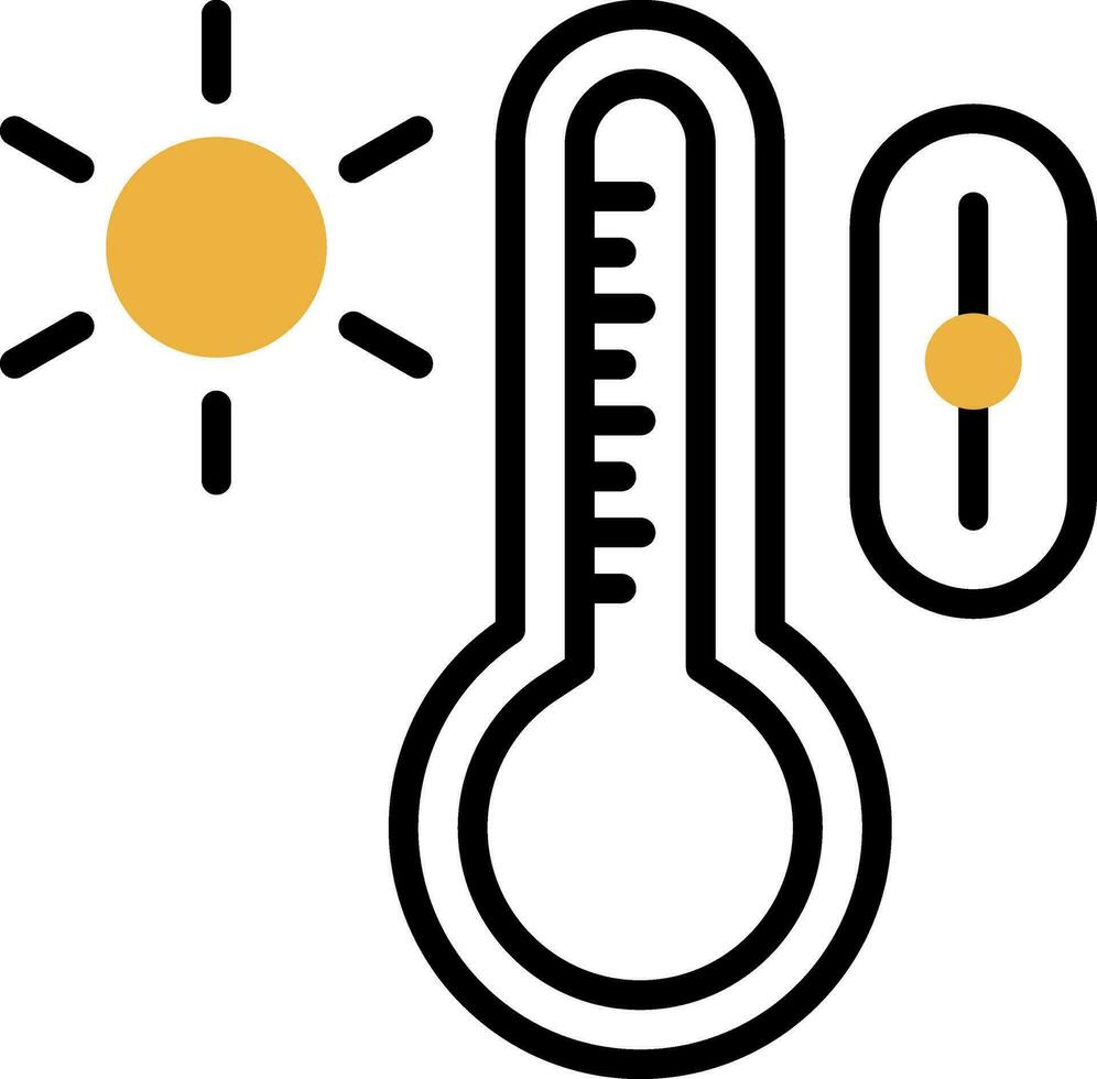 Temperature control Vector Icon Design