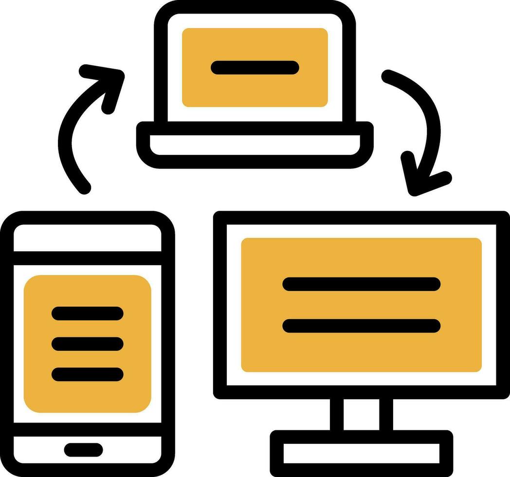 diseño de icono de vector de transferencia de datos