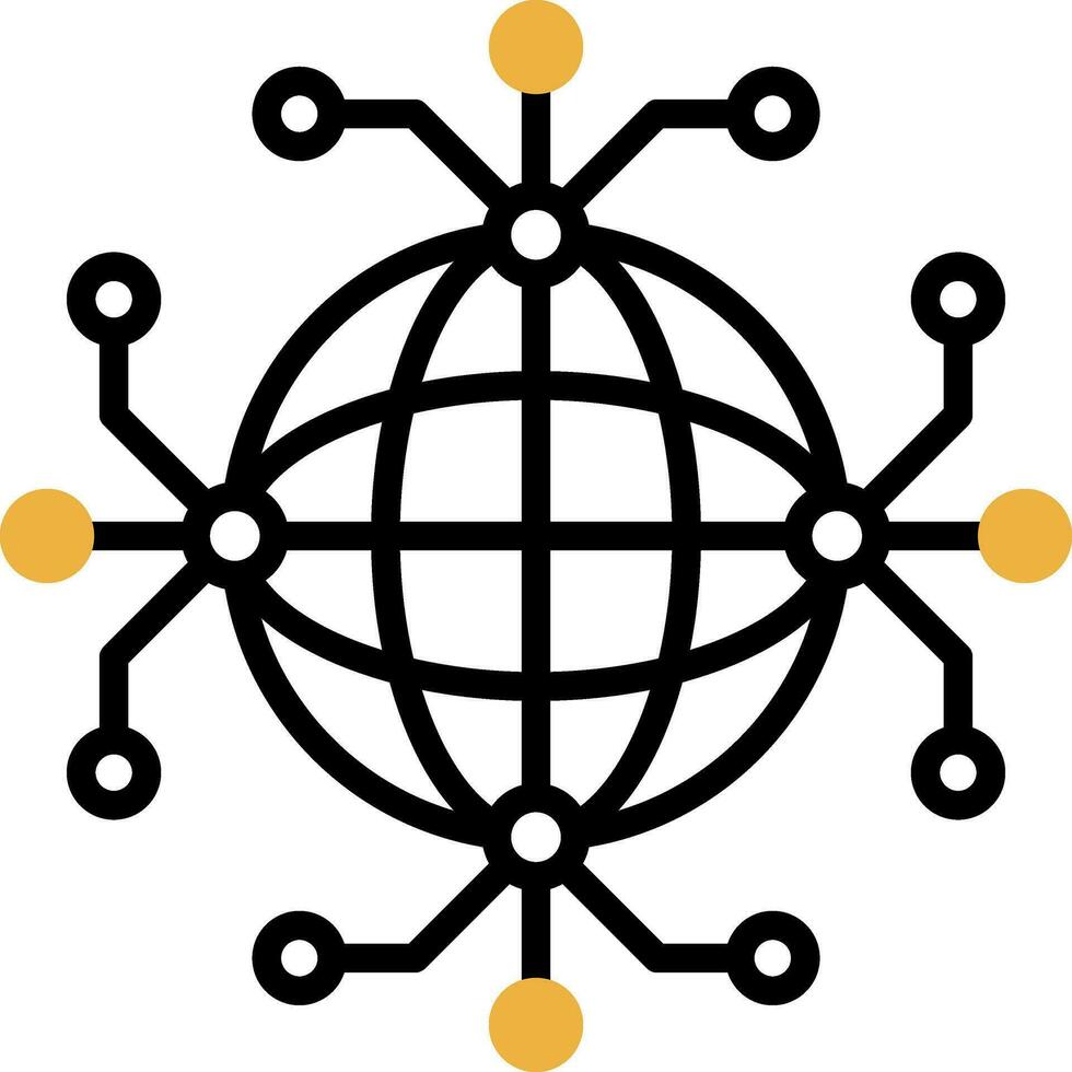 Global connection Vector Icon Design