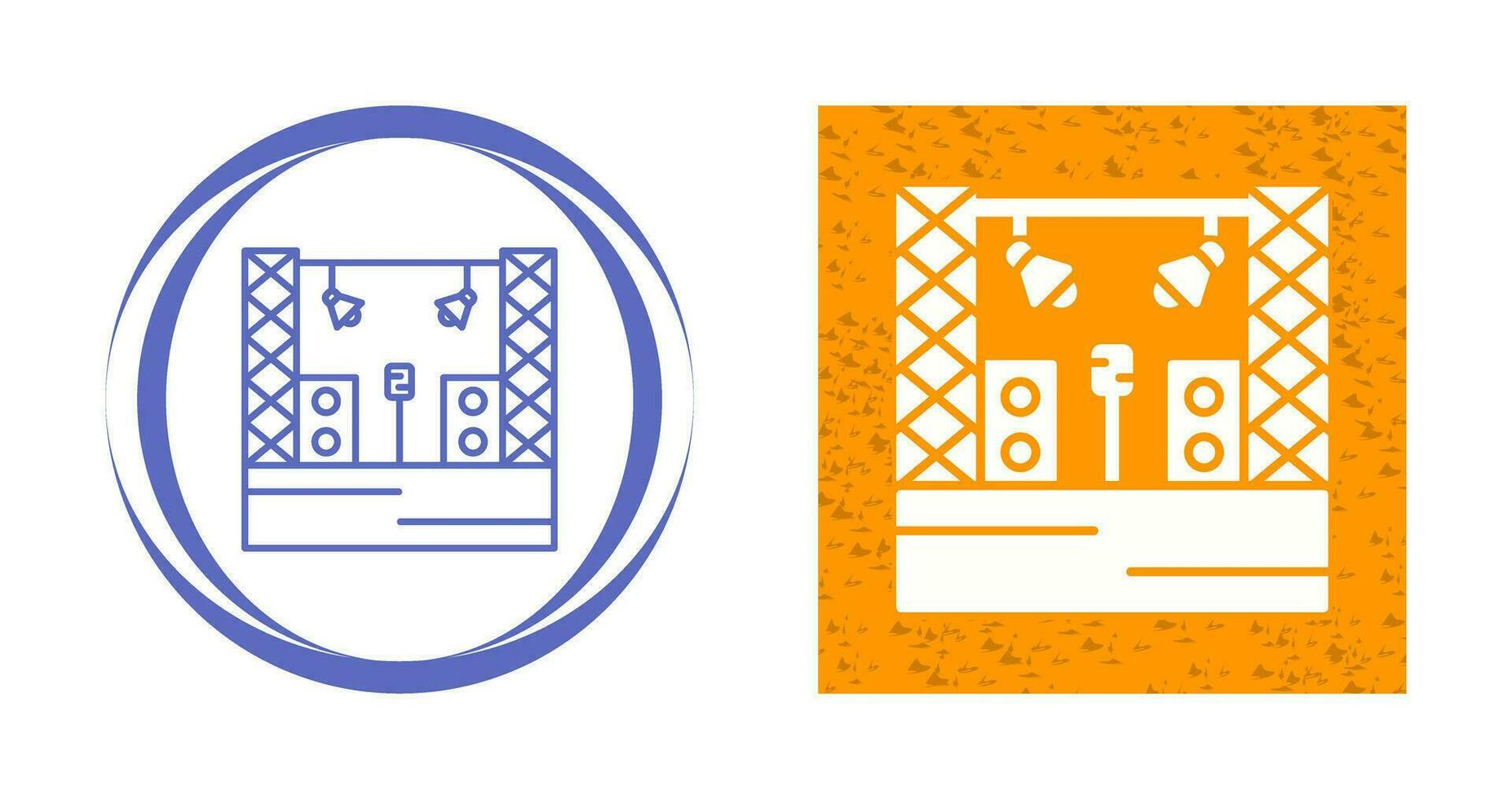 Stage Vector Icon