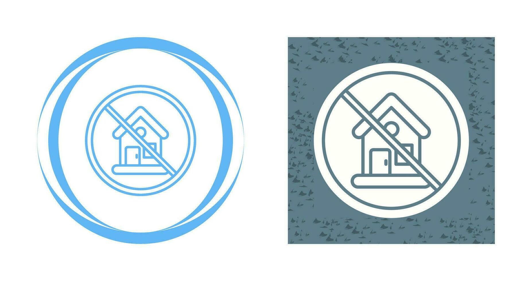 No House Vector Icon