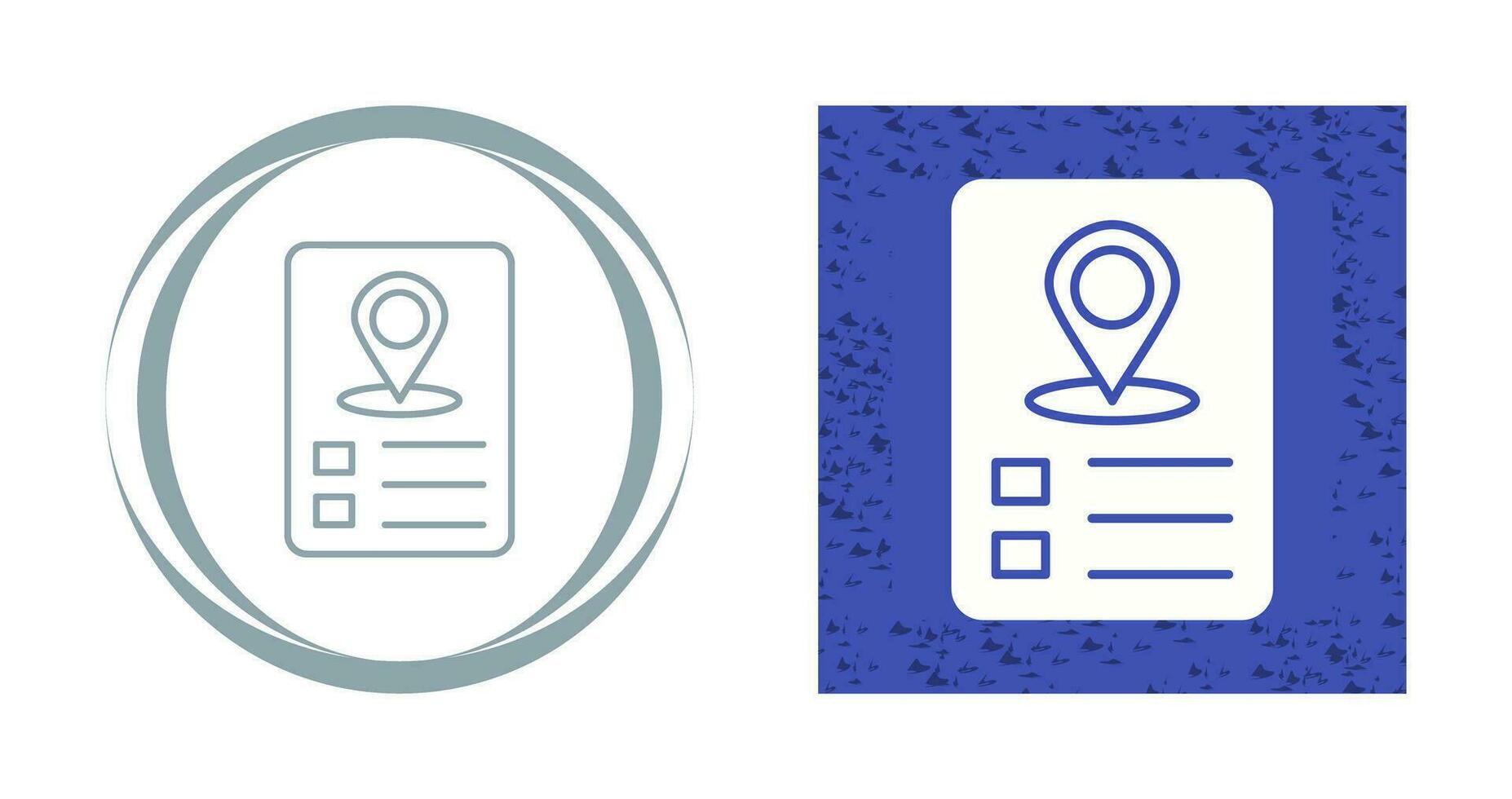 icono de vector de itinerario