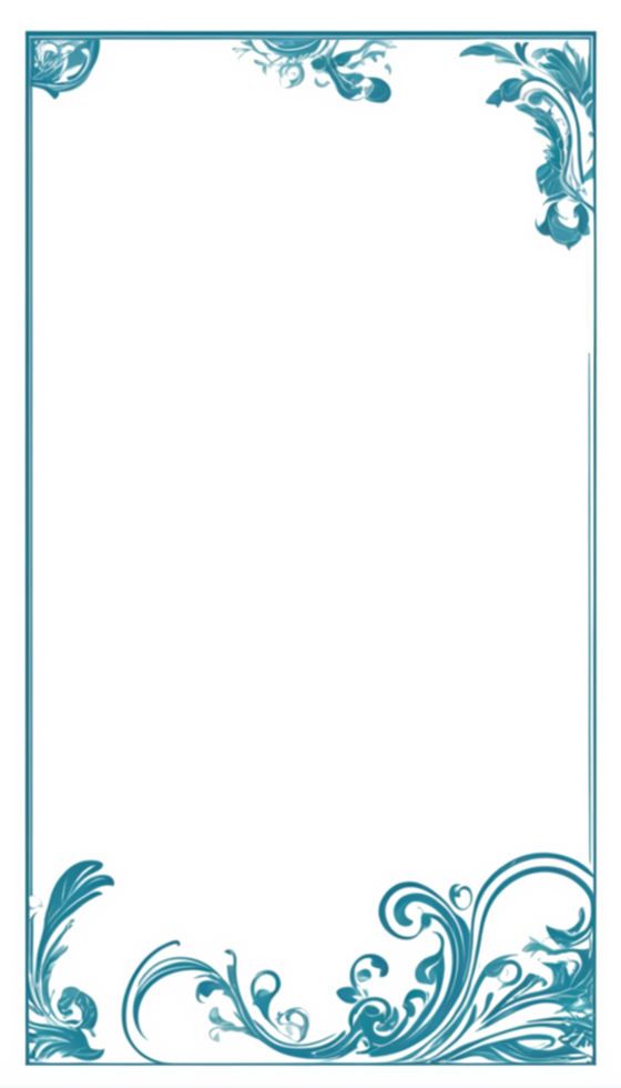 Floral Frame Border PNG Images Transparent Background