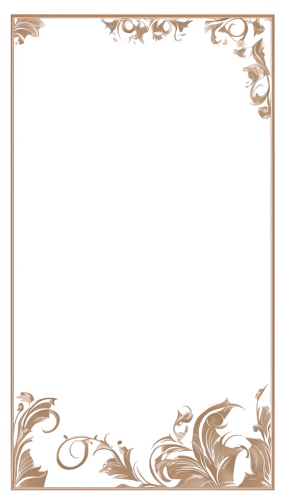 Floral Frame Border PNG Images Transparent Background