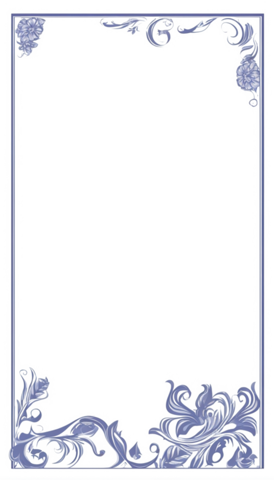 Floral Frame Border PNG Images Transparent Background