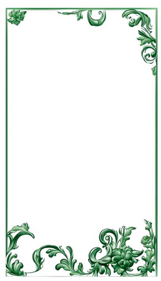 Floral Frame Border PNG Images Transparent Background