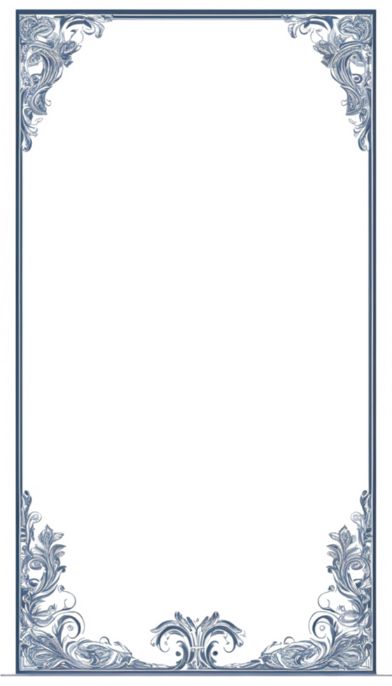 Floral Frame Border PNG Images Transparent Background