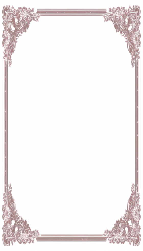 Floral Frame Border PNG Images Transparent Background