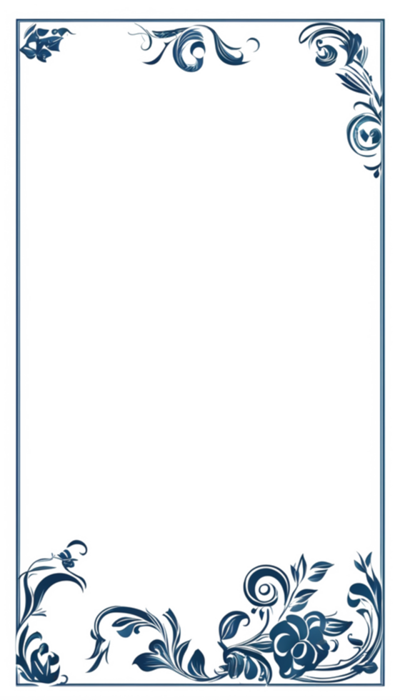 Floral Frame Border PNG Images Transparent Background