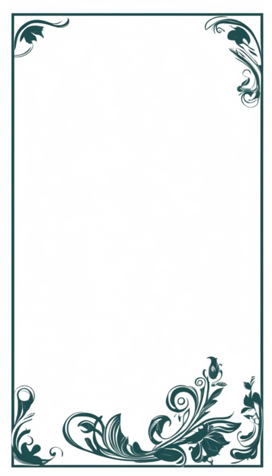 Floral Frame Border PNG Images Transparent Background