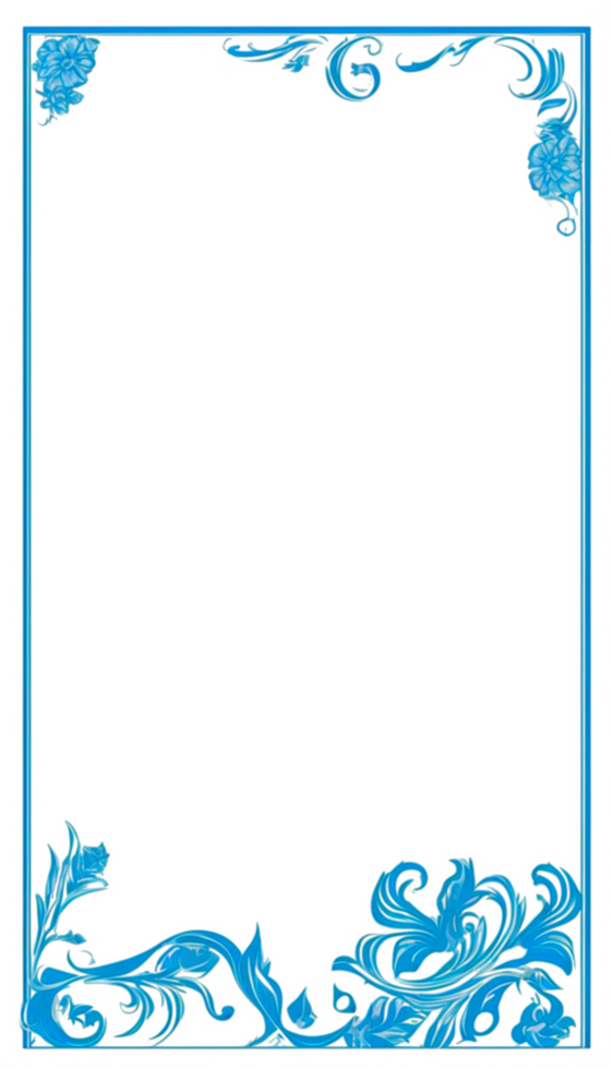 Floral Frame Border PNG Images Transparent Background