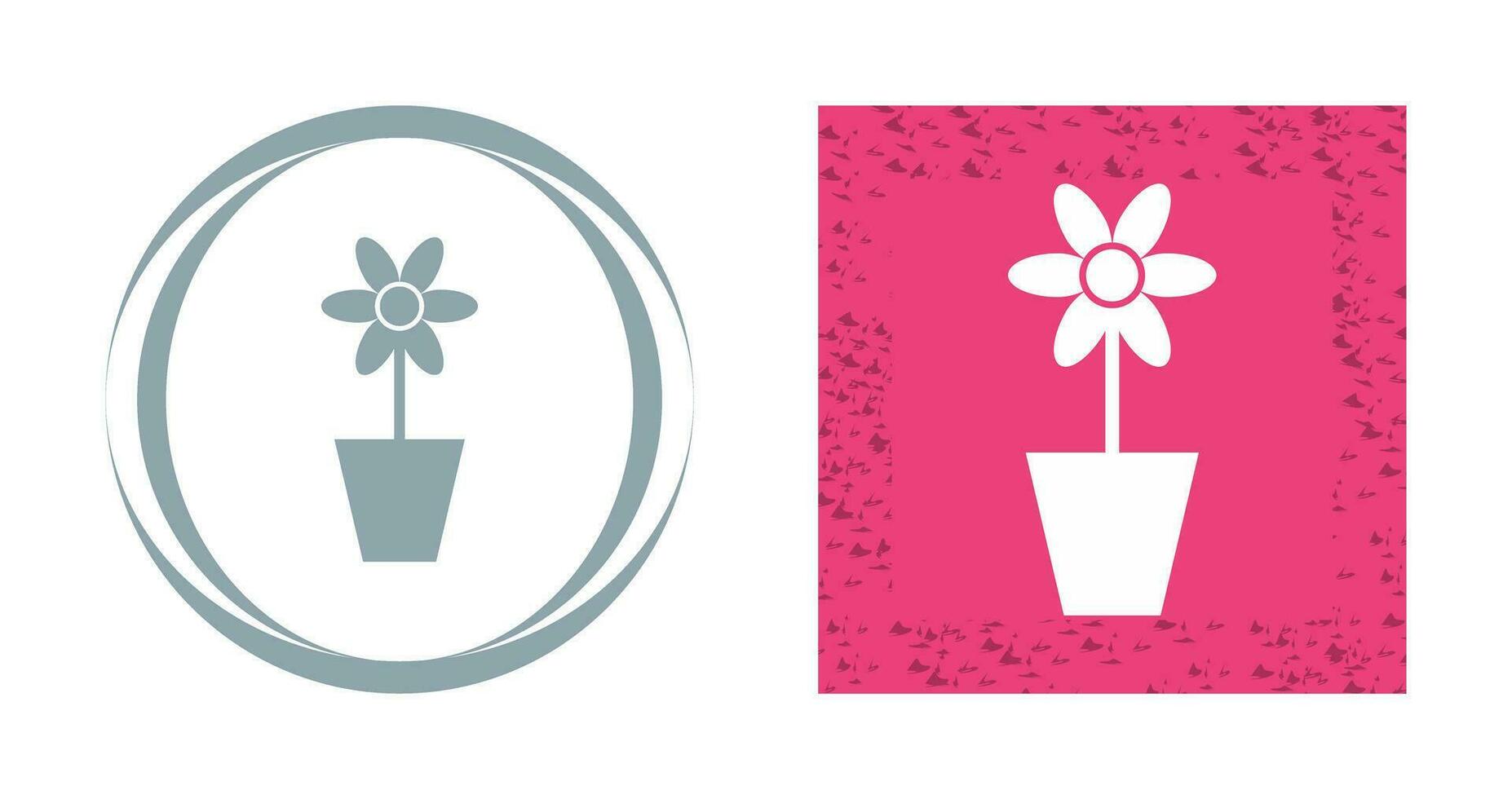 Flower Pot Vector Icon