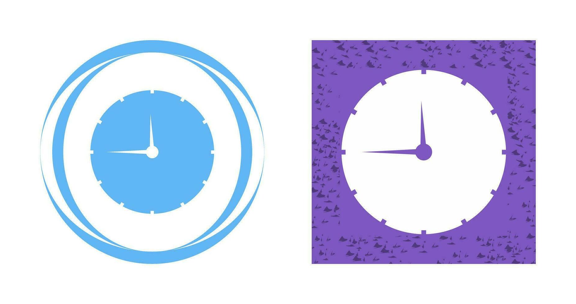 icono de vector de reloj de pared