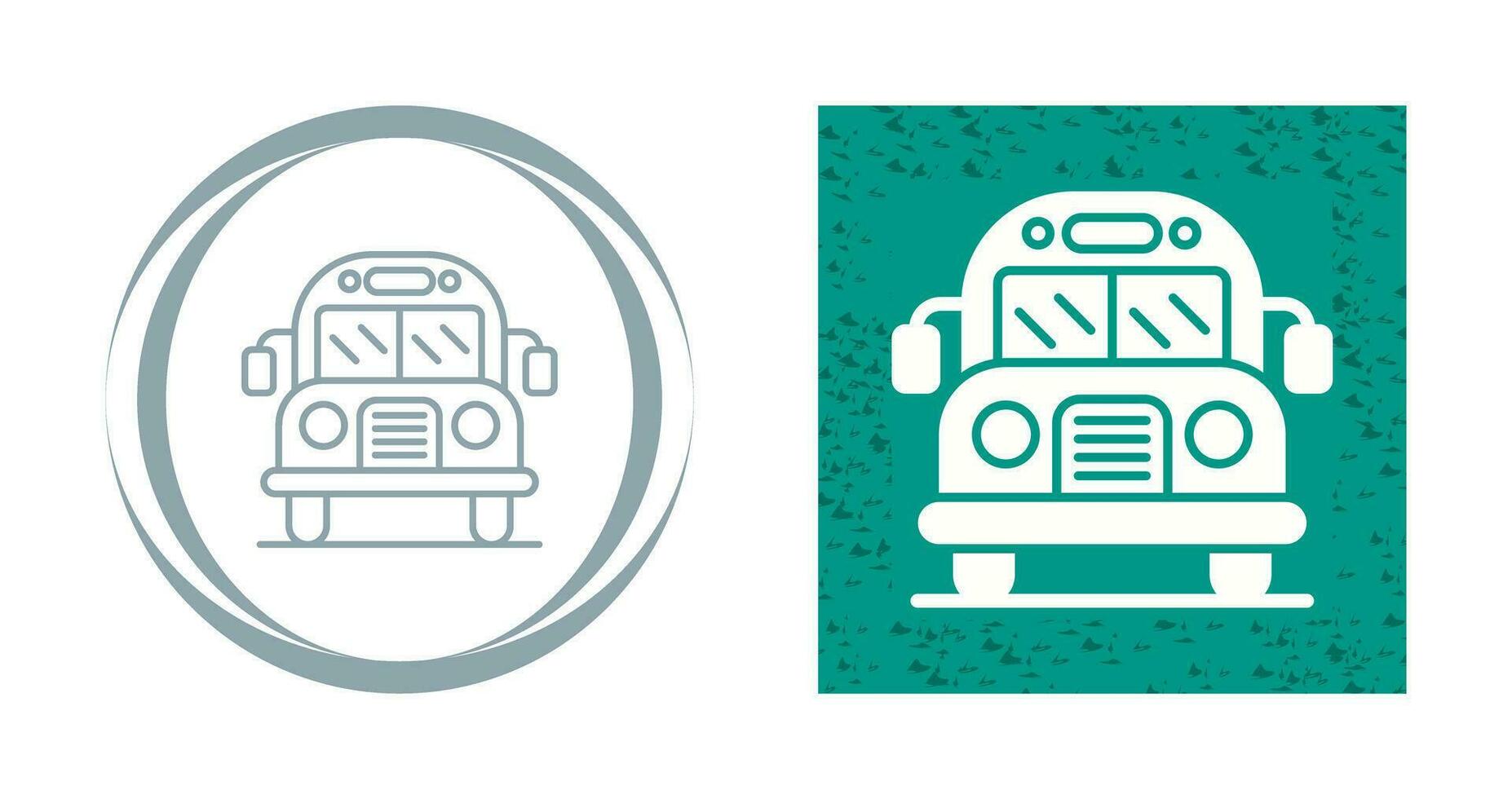 School Bus Vector Icon